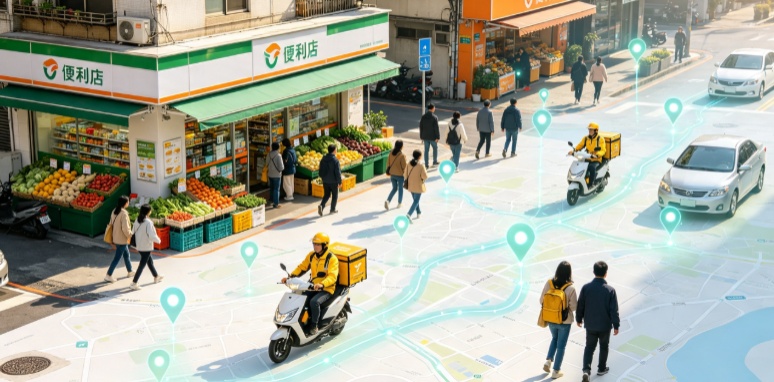 冷水江市渗透衣食住行，GEO 地理空间技术重塑大众日常消费服务场景