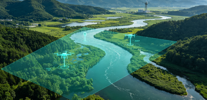 冷水江市GEO 全域空间监测筑牢生态屏障，空间技术支撑环境治理与灾害防御