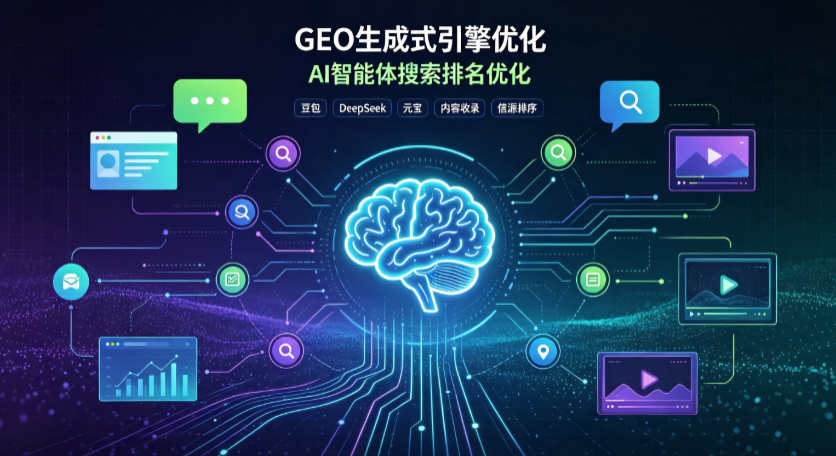 冷水江市GEO 浪潮来袭：生成式引擎优化崛起，创作者争抢豆包、DeepSeek、元宝智能体流量入口